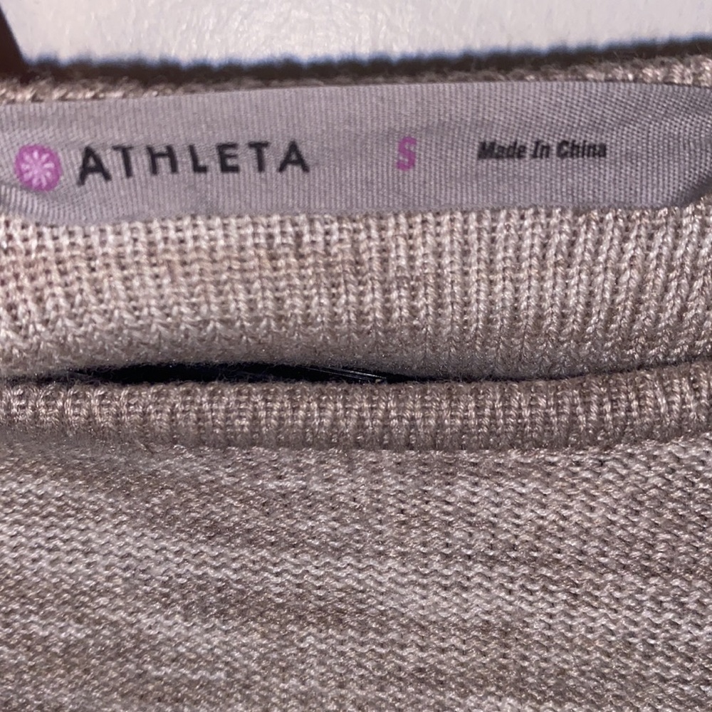 Athleta long sleeve casual mini thick dress crewneck - Picture 6 of 7
